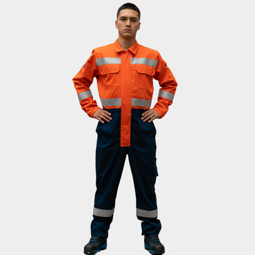 Overol ignífugo certificado bicolor