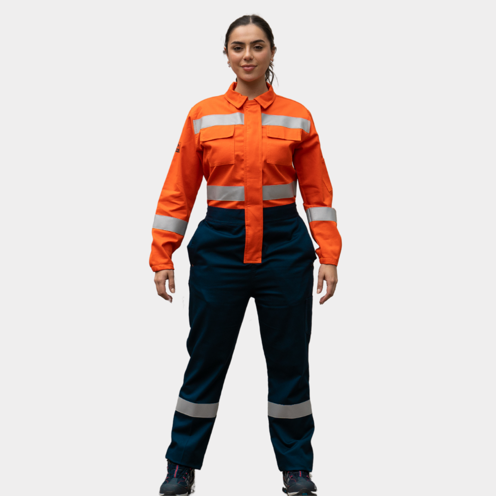 Overol ignífugo certificado bicolor