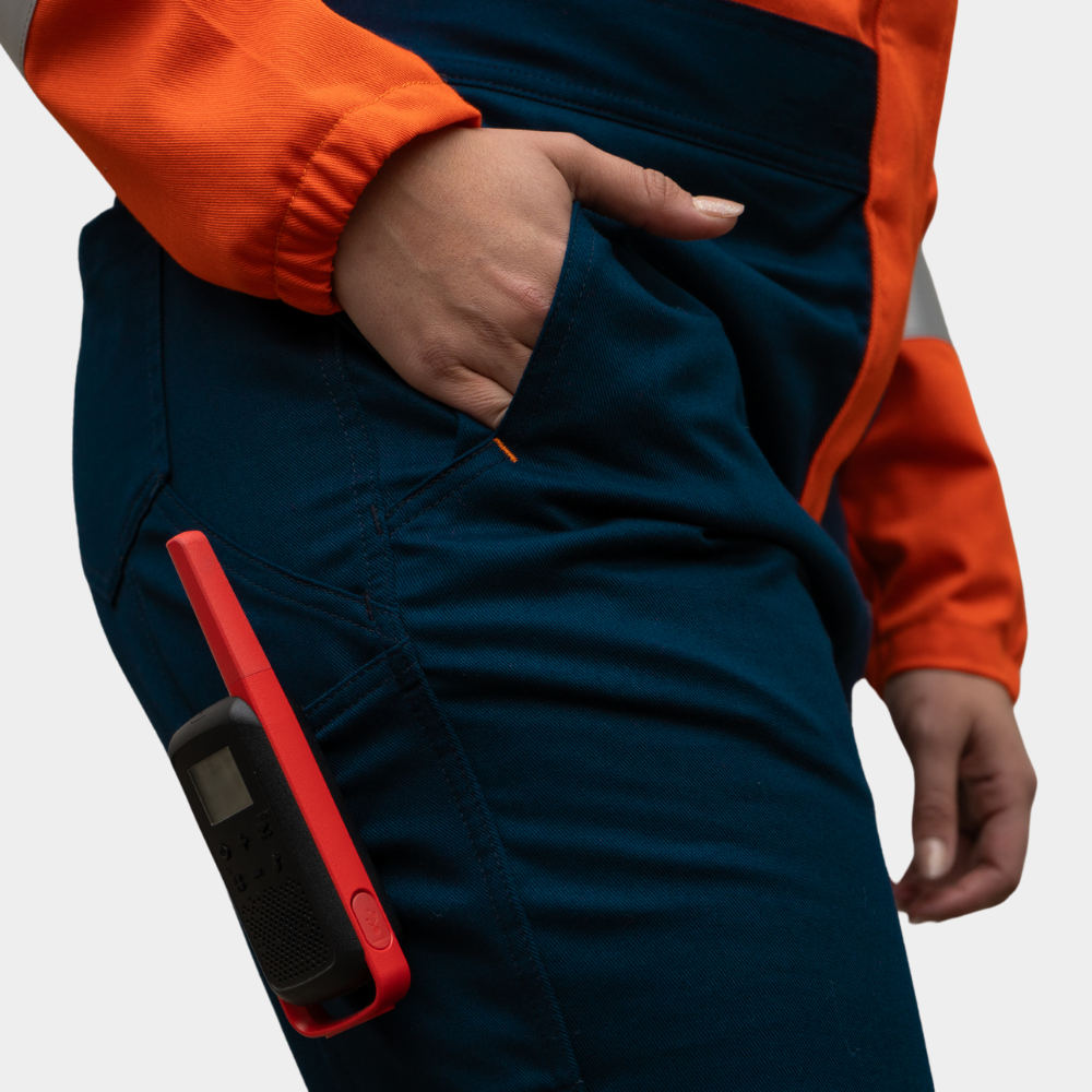 Overol ignífugo certificado bicolor