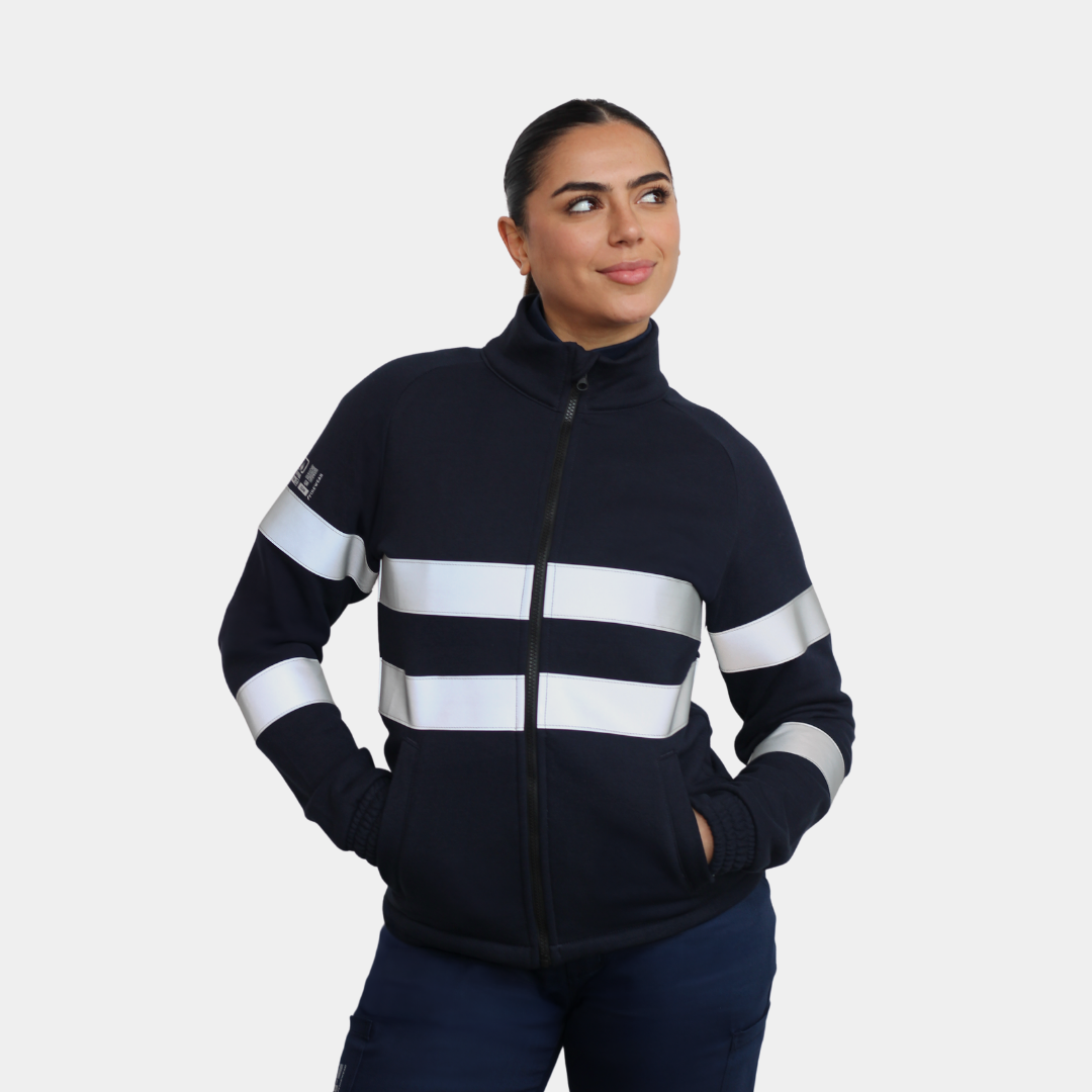 Polerón Ignífugo Certificado Reflectante Mujer
