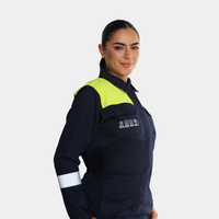 Overol Ignífugo Certificado Bicolor Azul/Amarillo Mujer
