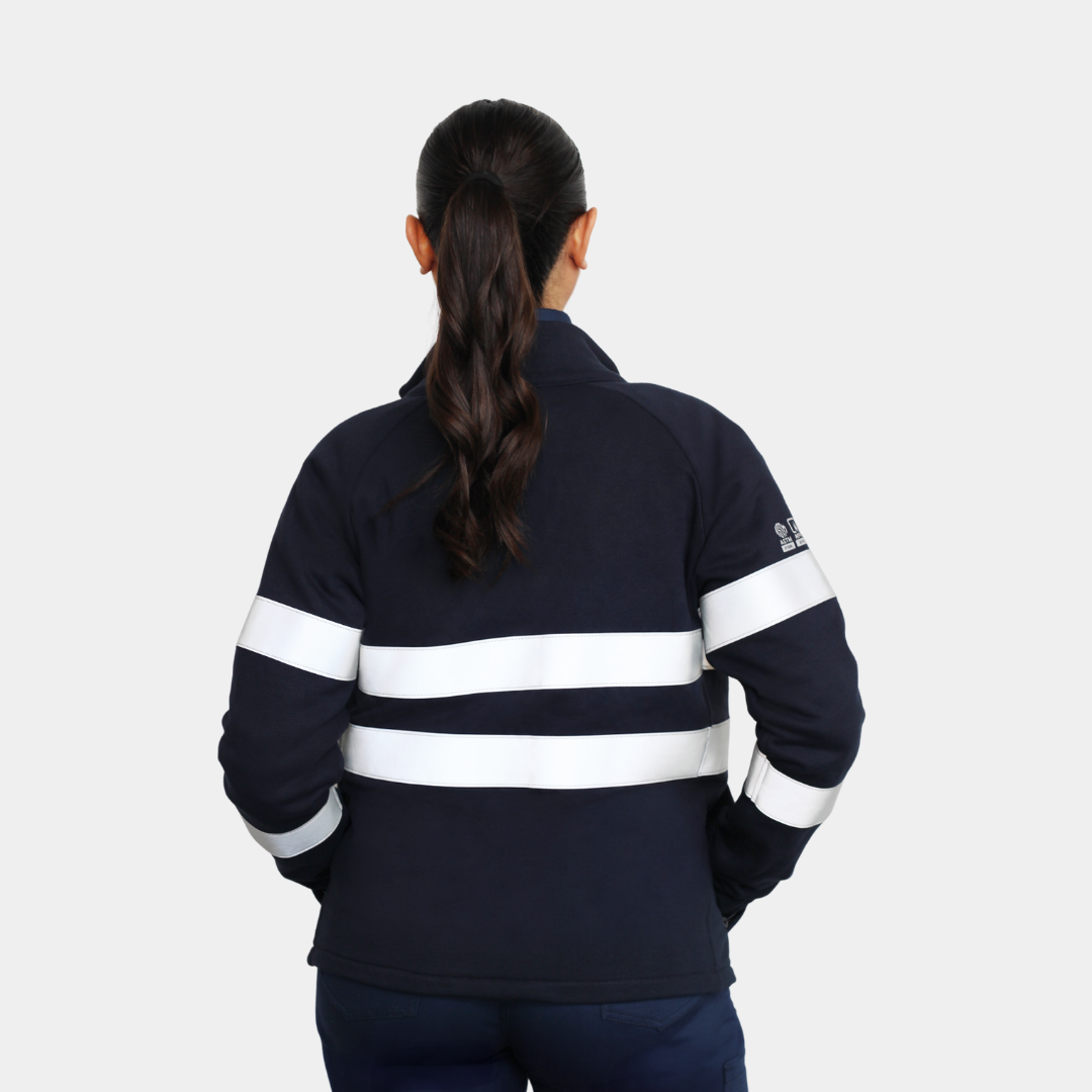 Polerón Ignífugo Certificado Reflectante Mujer